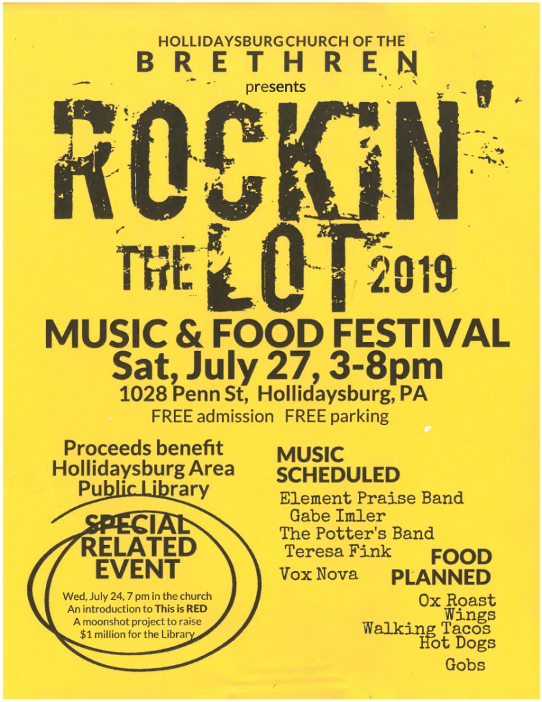 Rockin' the Lot 2019 music and food festival event